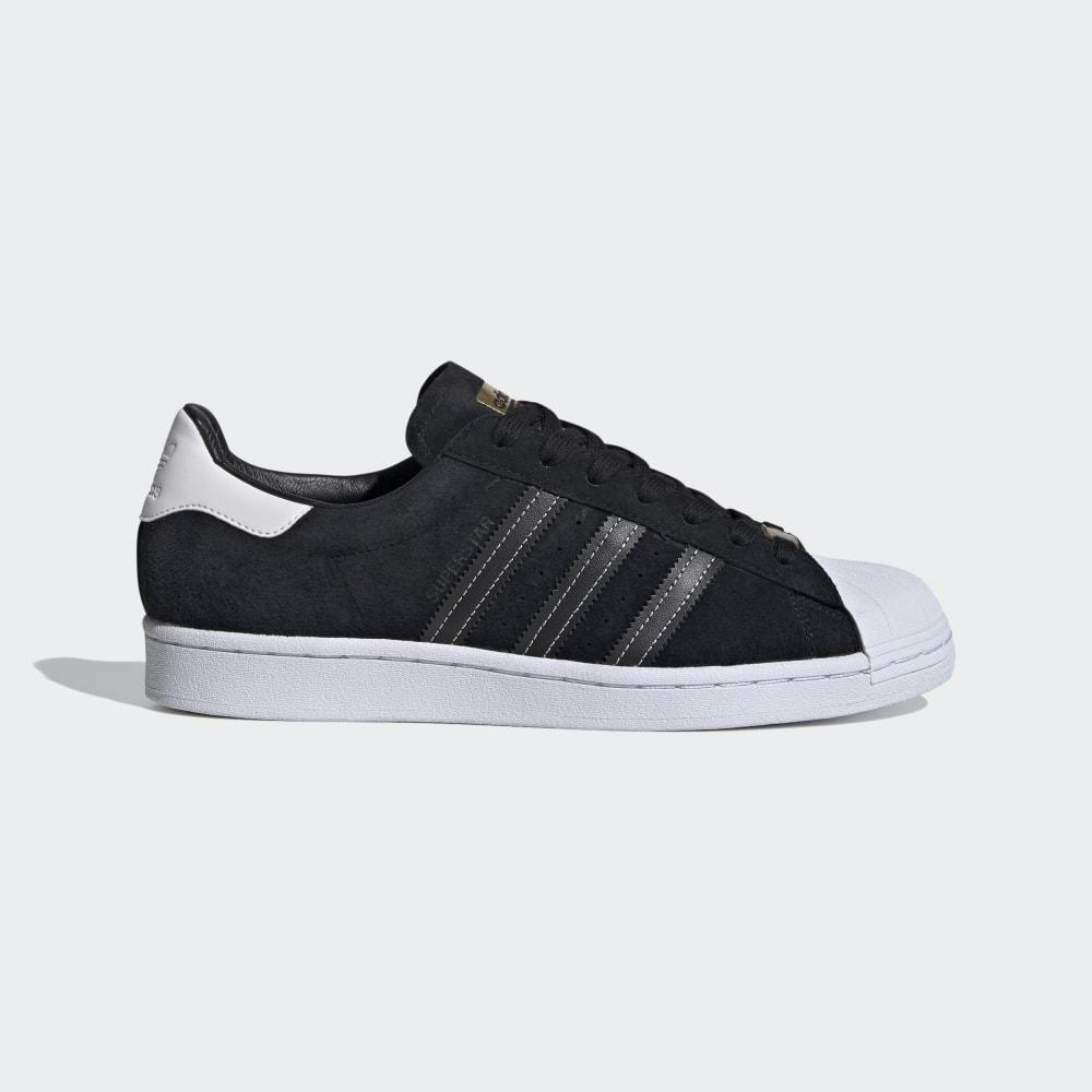 Originals Adidas Superstar Barbati Romania - Negrii/Aurii Metal EH1543